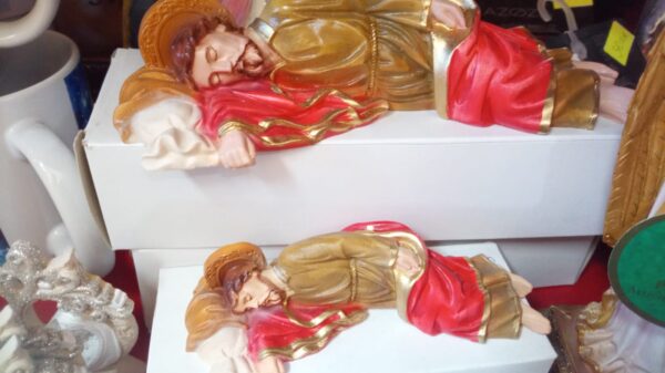 Spavajući sv. Josip – kip od kamena 15 cm