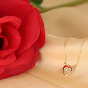 Zlatni lančić sa privjeskom srca