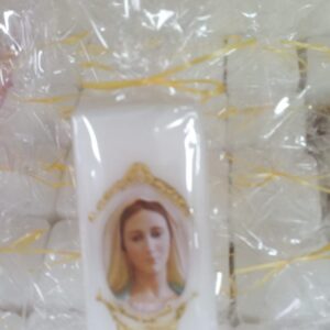 Kockasta svijeća s motivom