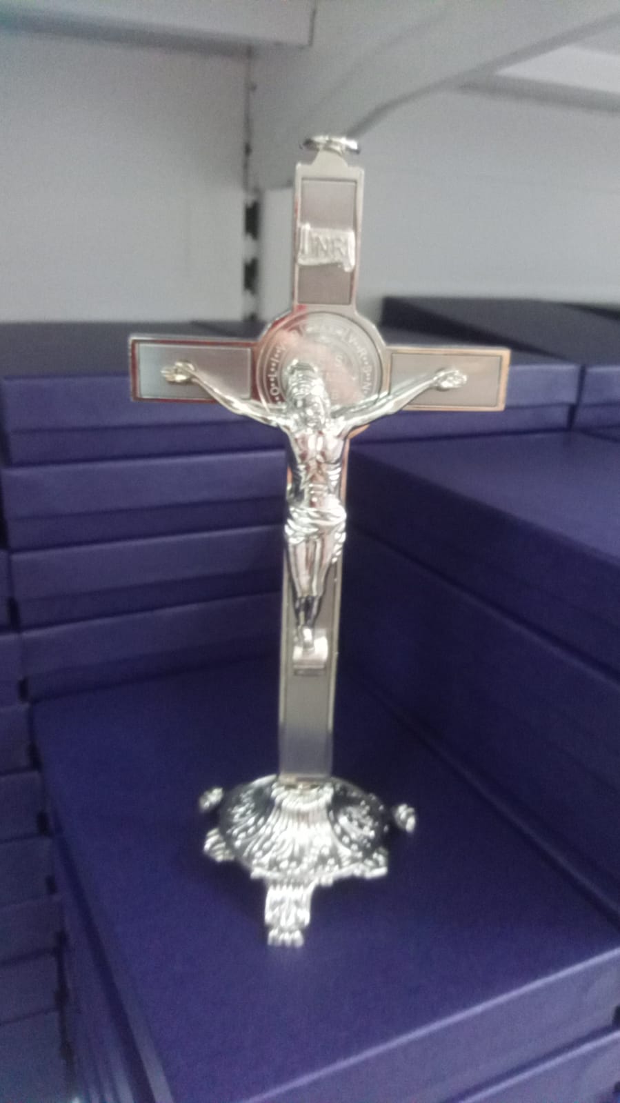 Križ sv. Benedikta 22cm od čelika