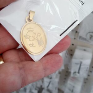 Privjesak od kirurškog čelika s motivom anđela