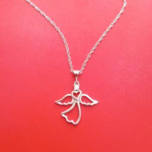 Srebreni lančić s privjeskom anđela .925