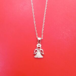 Srebro 925 Lančić s Privjeskom Anđela