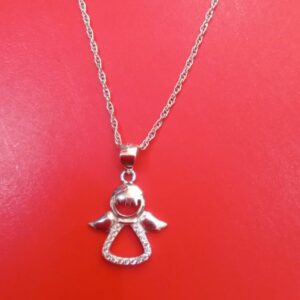 Srebrni lančić s privjeskom anđela 925