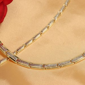 Zlatni set 585: Ogrlica i Narukvica