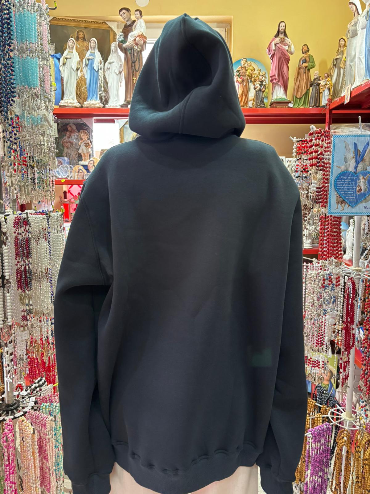 Tamno plava dukserica M-3XL - Slika 3