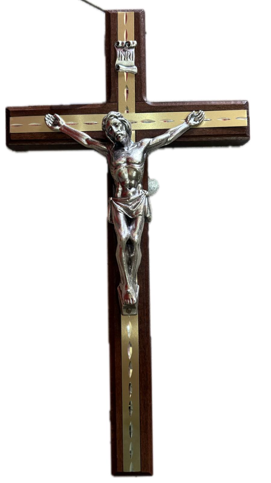 Križ s messingom 25cm