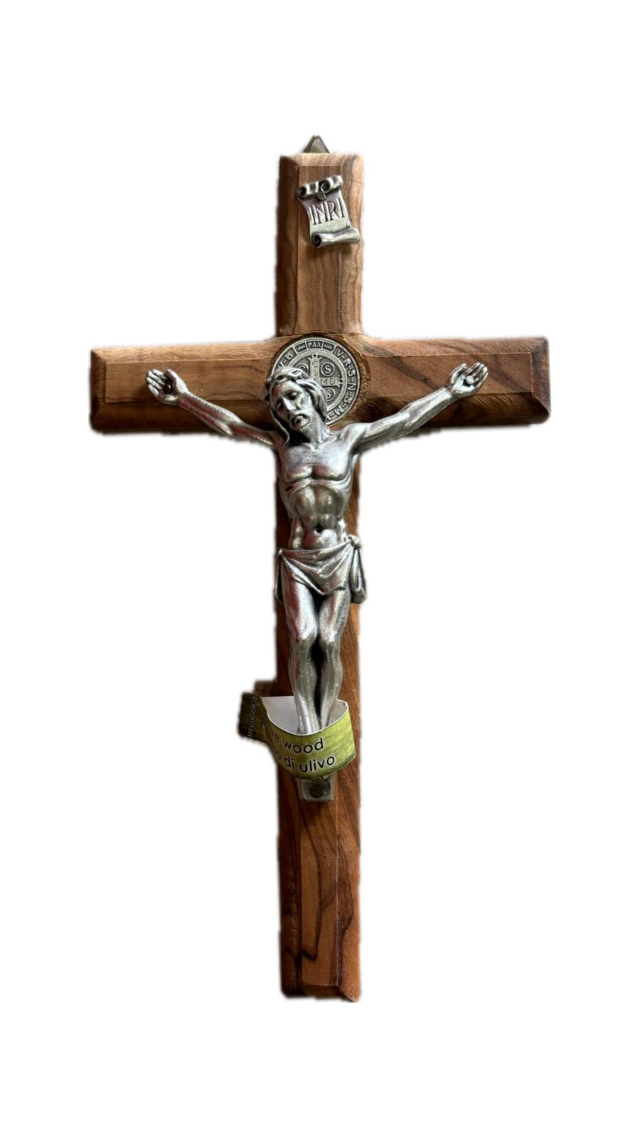 Križ od masline 25x12cm s likom Isusa