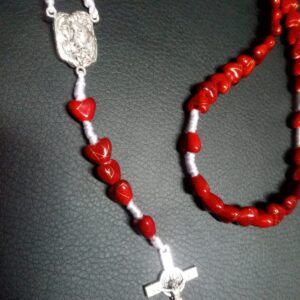 Krunica sv. Obitelji - Crvena i Elegantna